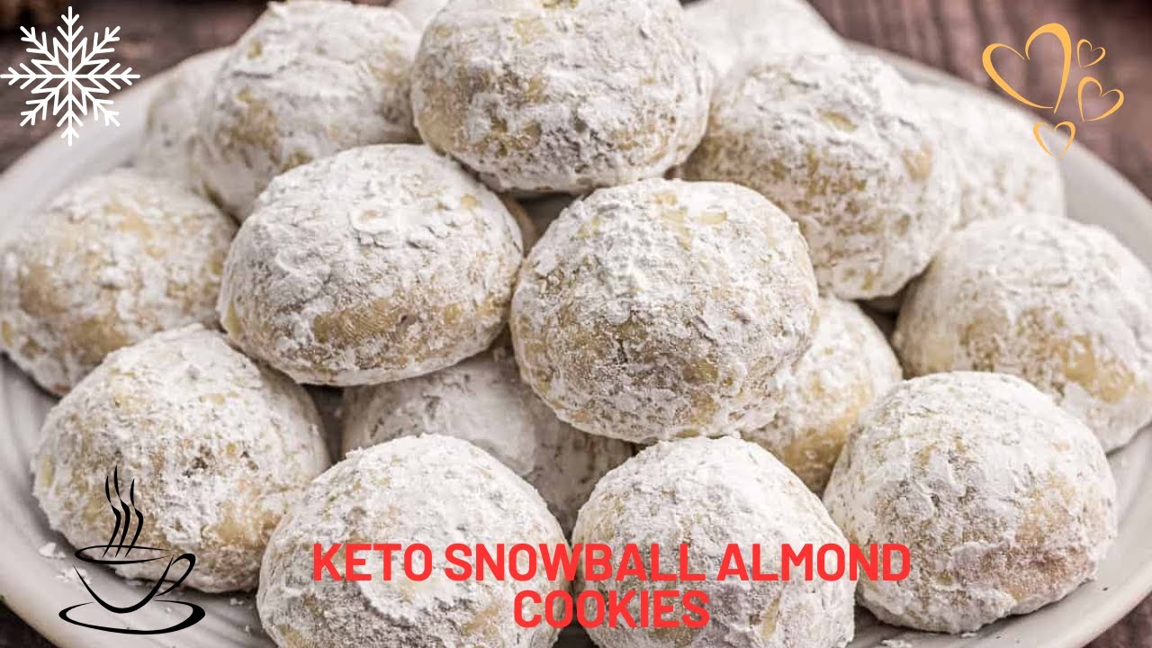 How to make Keto Snowball Almond Cookies - Gluten Free in less than 10mins!