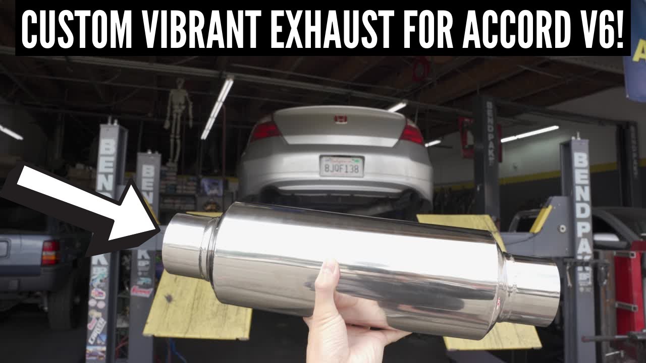 THIS EXHAUST IS PERFECT! Vibrant Stainless Steel Exhaust For Accord V6 Coupe