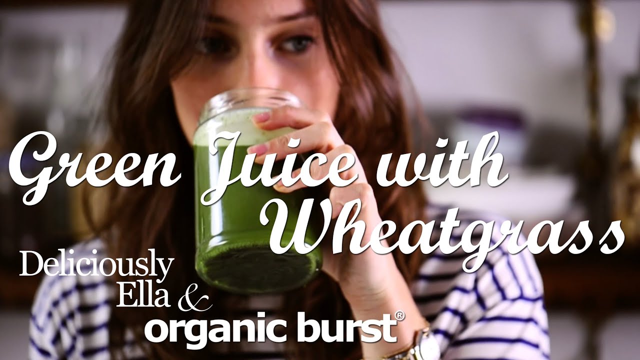 Organic Burst Wheatgrass Juice with Deliciously Ella