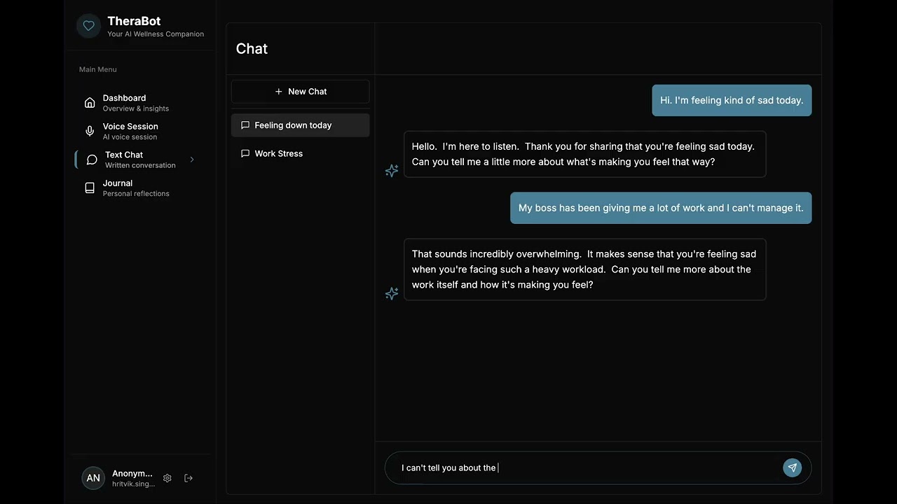 TheraBot Demo Video