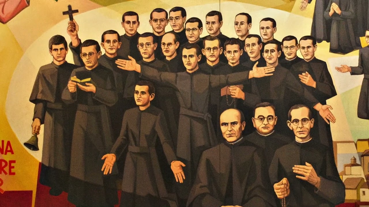 Museo Martires Claretianos Barbastro. Sala I. Contextos. Cuadro de Beruete. Misioneros Claretianos