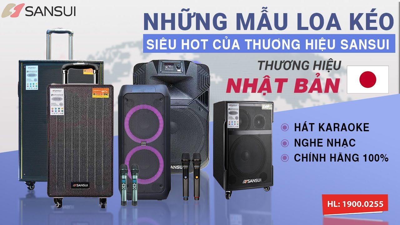TOP Loa kéo Sansui Nhật Bản công suất lớn, Giá Rẻ,  Bán chạy nhất hiện nay