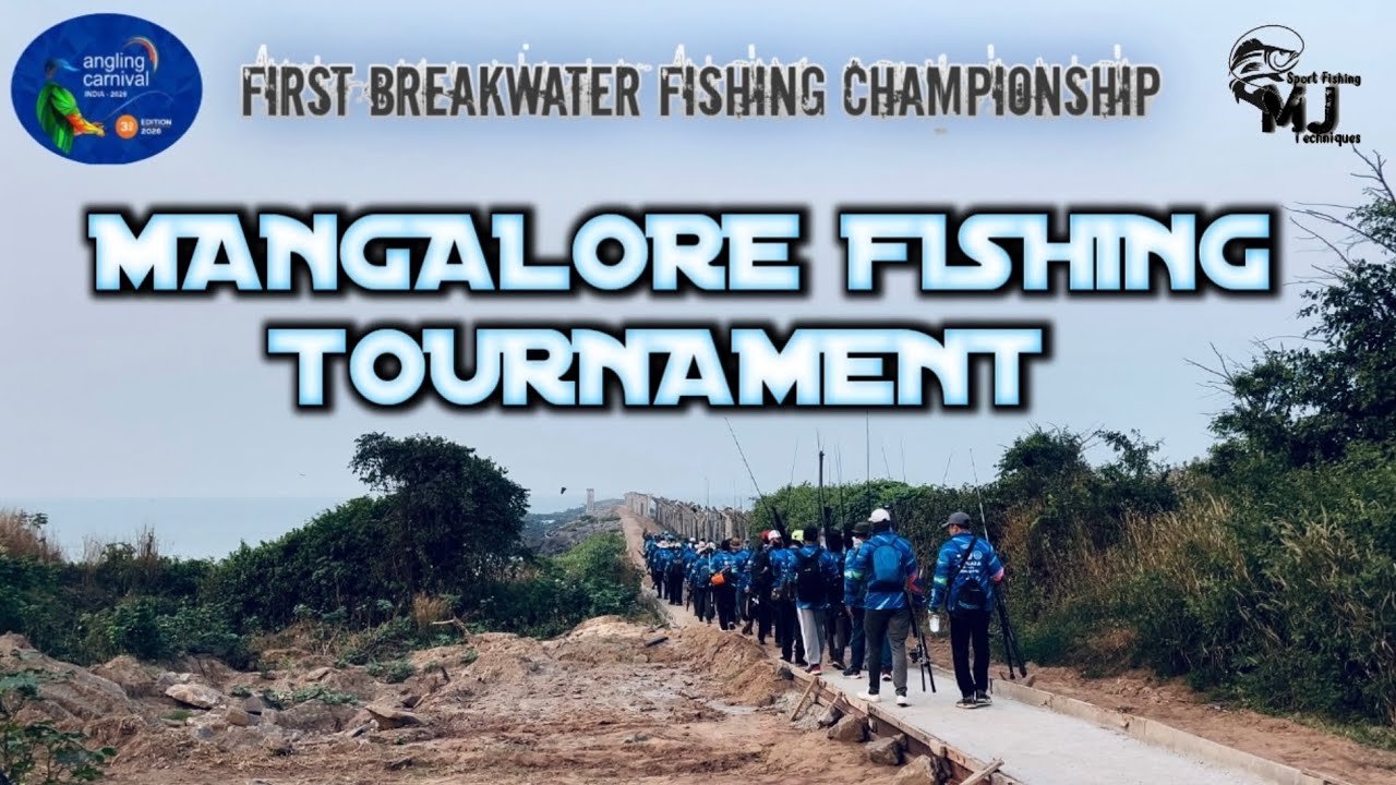India’s Biggest Breakwater Angling Championship | Mangalore fishing Tournament.
