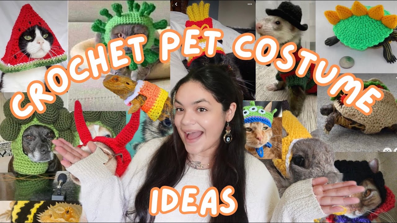 Более 50 идей для вязания крючком костюмов для вашего питомца с выкройками (для начинающих)