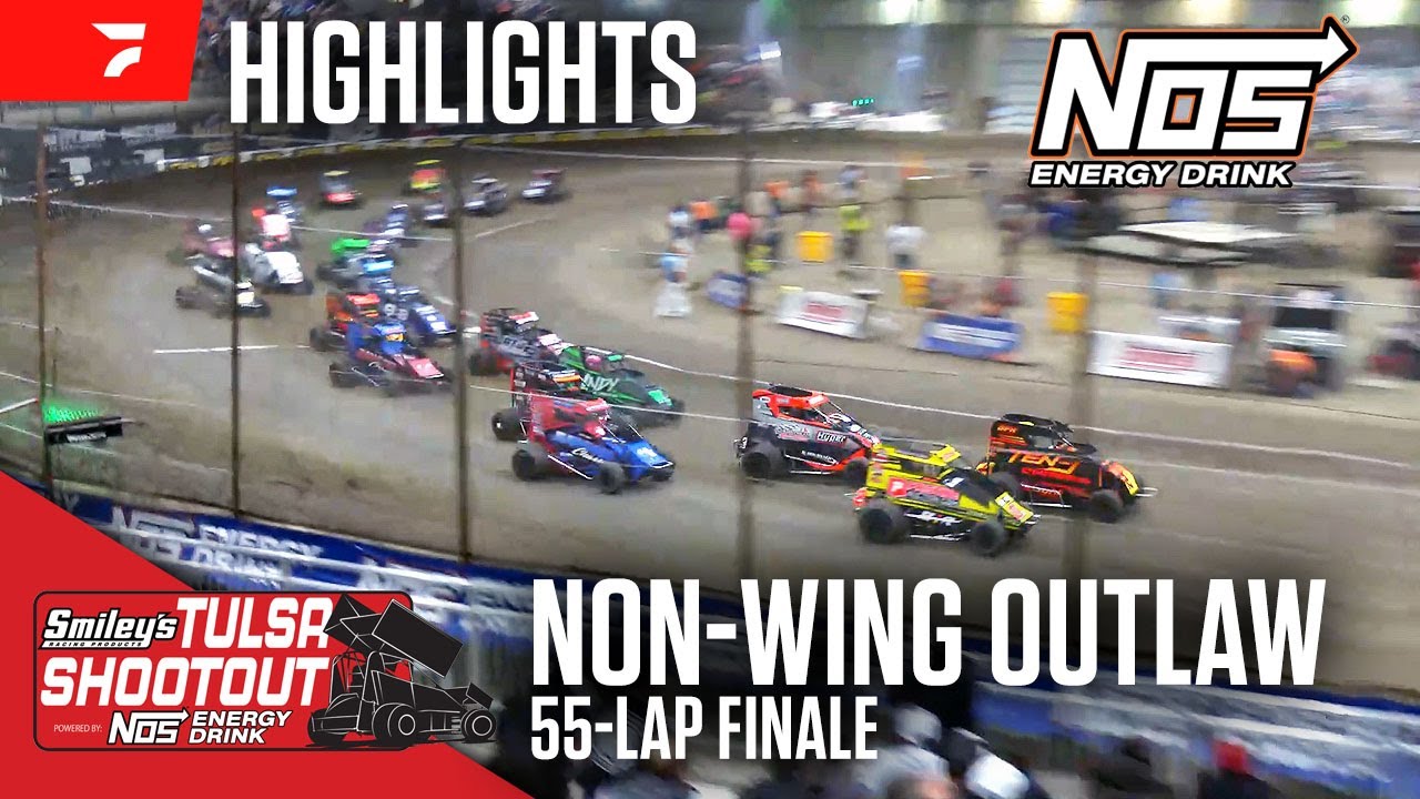 Legendary Race Between Christopher Bell And Kyle Larson | 2025 Tulsa Shootout Non-Wing Outlaw