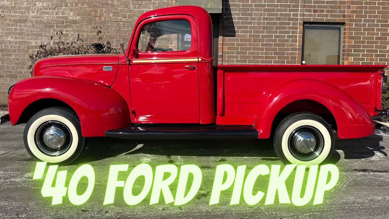 Пикап Ford 1940 года — цельнометаллический — V8 — с разборкой рамы.
