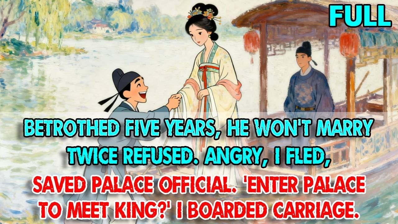 Betrothed five years, he won't marry-twice refused. Angry, I fled, saved palace official.