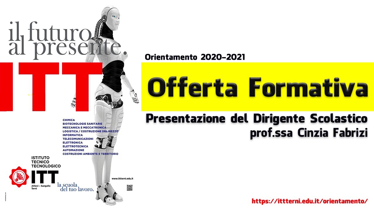 ITT TERNI 2020-2021 PRESENTAZIONE DELL'OFFERTA FORMATIVA