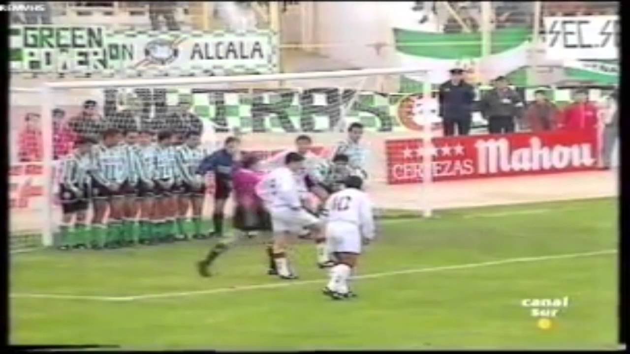 Albacete Balompié 3 Real Betis Balompié 1. Hat-trick de Zalazar (Liga 1994/95)