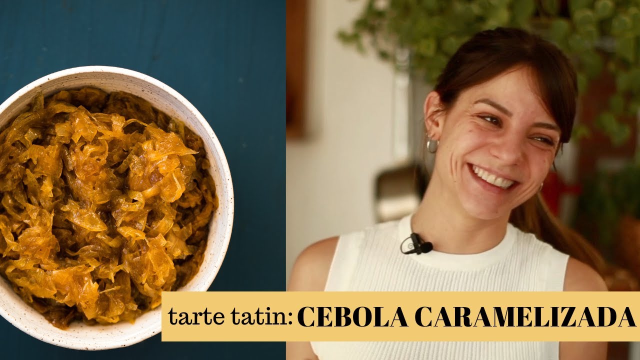 TARTE TATIN: CEBOLA CARAMELIZADA