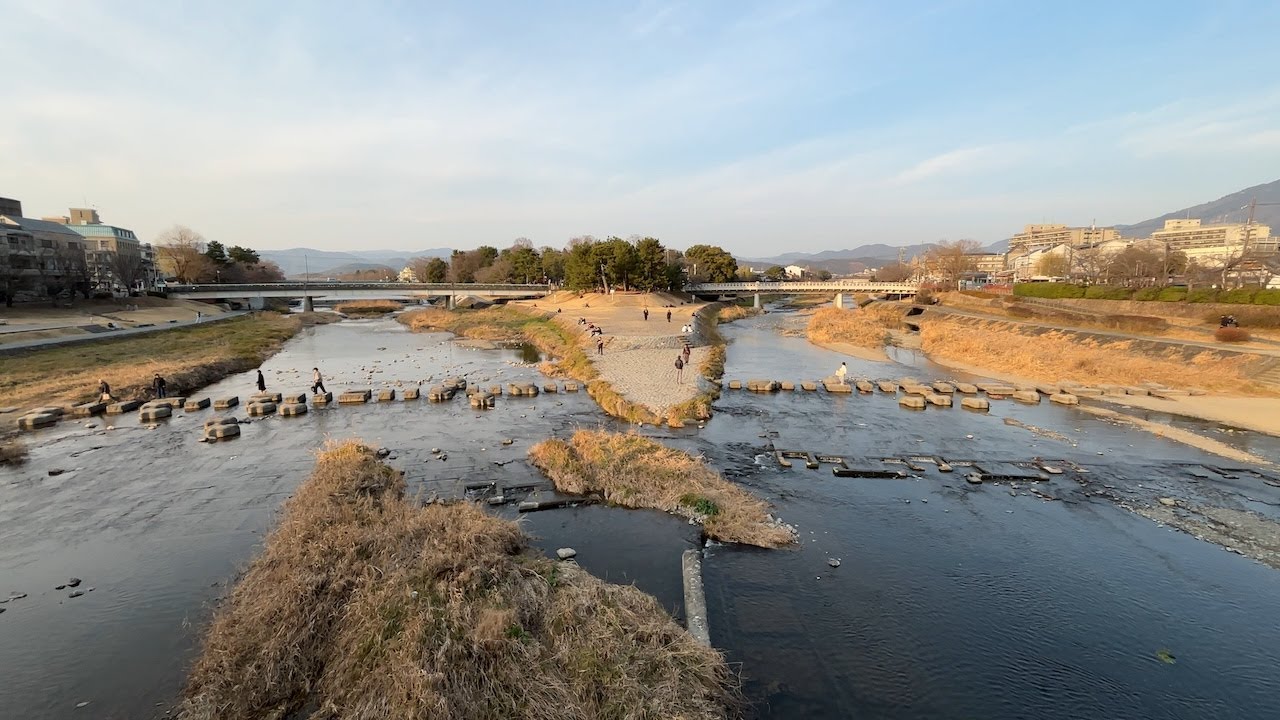Kamo River Kyoto Japan 2026 Jan 19