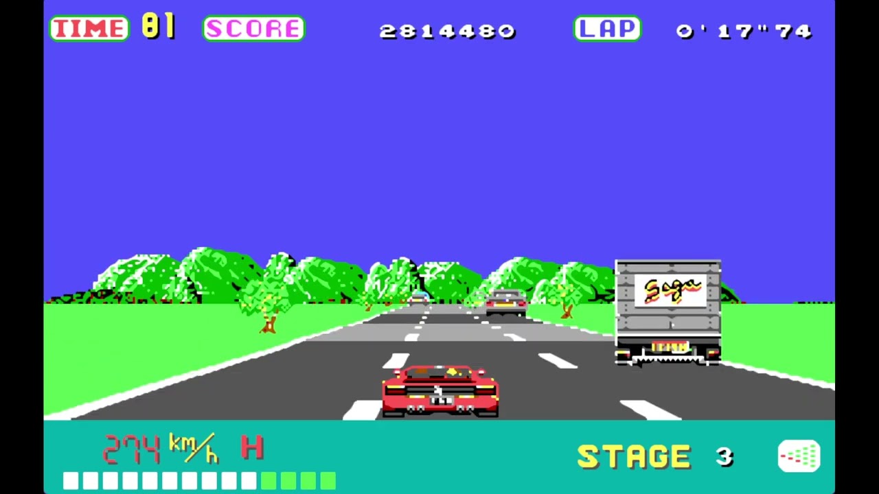 고전 게임 - Outrun (Passing Breeze)