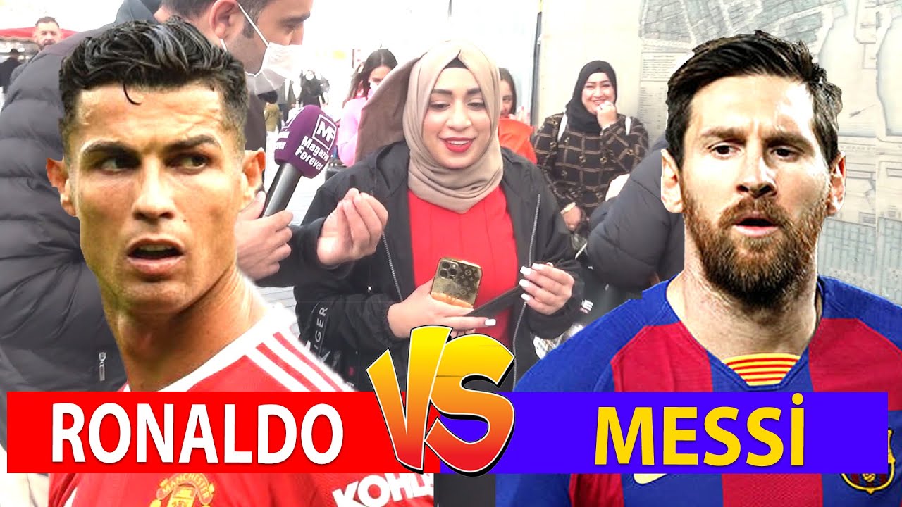 Cristiano Ronaldo mu Lionel Messi İstanbul Eminönünde Sorduk