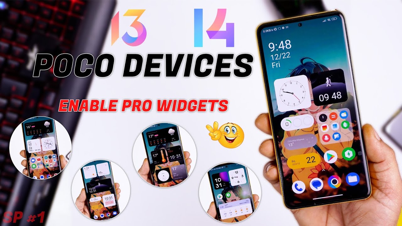 Enable Pro Widgets on Poco Devices and Super Folders 📂 | 3 Pro Widgets Collection for Poco Users