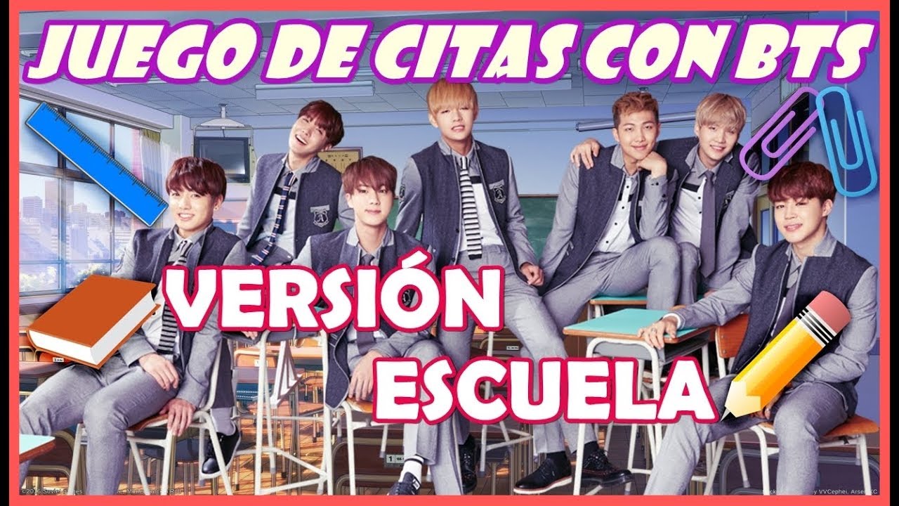 BTS ♡JUEGO DE CITAS - VERSIÓN ESCUELA📚