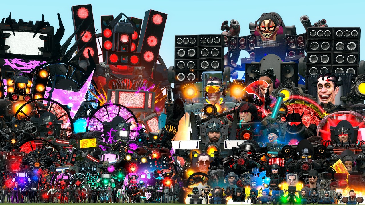 WATCHMAN OF DOOM TV MAN TITAN CURSED VS CORRUPTED DJ SKIBIDI TOILET BOSS (Garry's Mod)