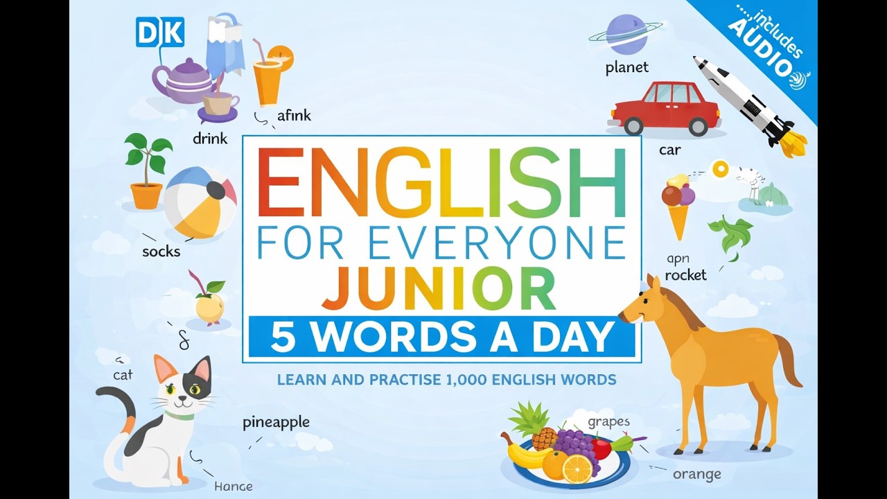 ENGLISH FOR KIDS/5 WORDS A DAY/FOOD/PEOPLE/ROOM/WEEK 7