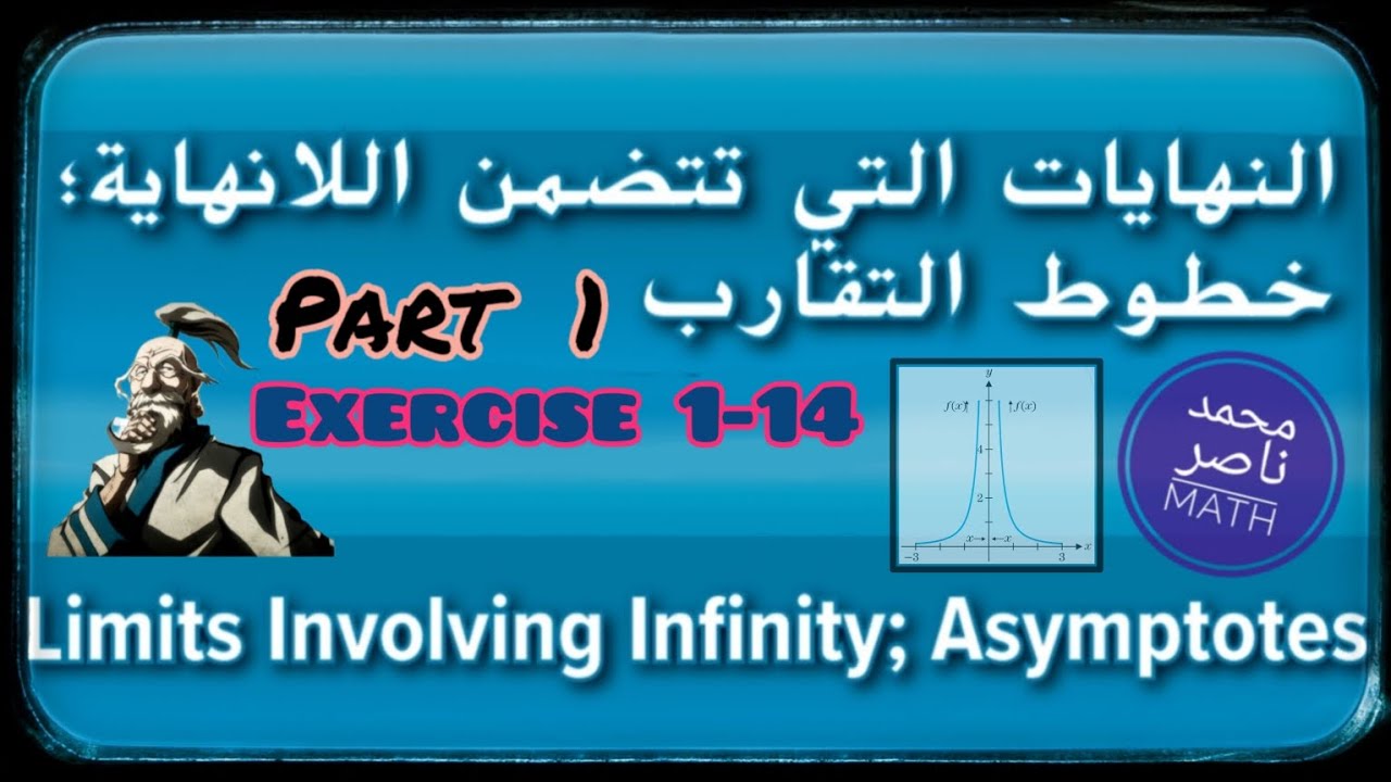 النهايات التي تتضمن اللانهاية خطوط التقارب Limits Involving Infinity Asymptotes | Part 1