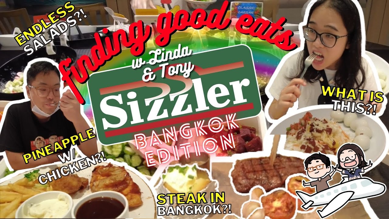 Oldest Steak Chain in Bangkok Thailand | Finding Good Eat @ Sizzler (Trying steaks in Bangkok)