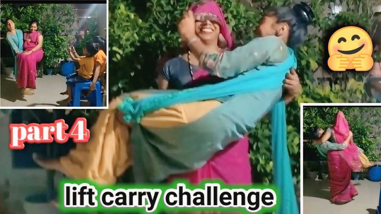 Lift Carry Challenge | Lift Carry Challenge Sisters | lift carry challenge part 4 #poojapunitkimasti
