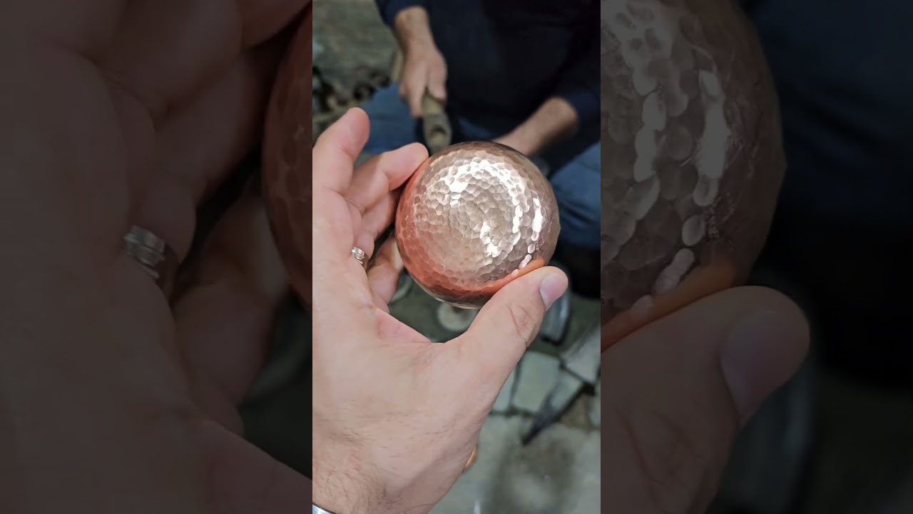 Making a special copper bowl #coppersmith #making #handmade