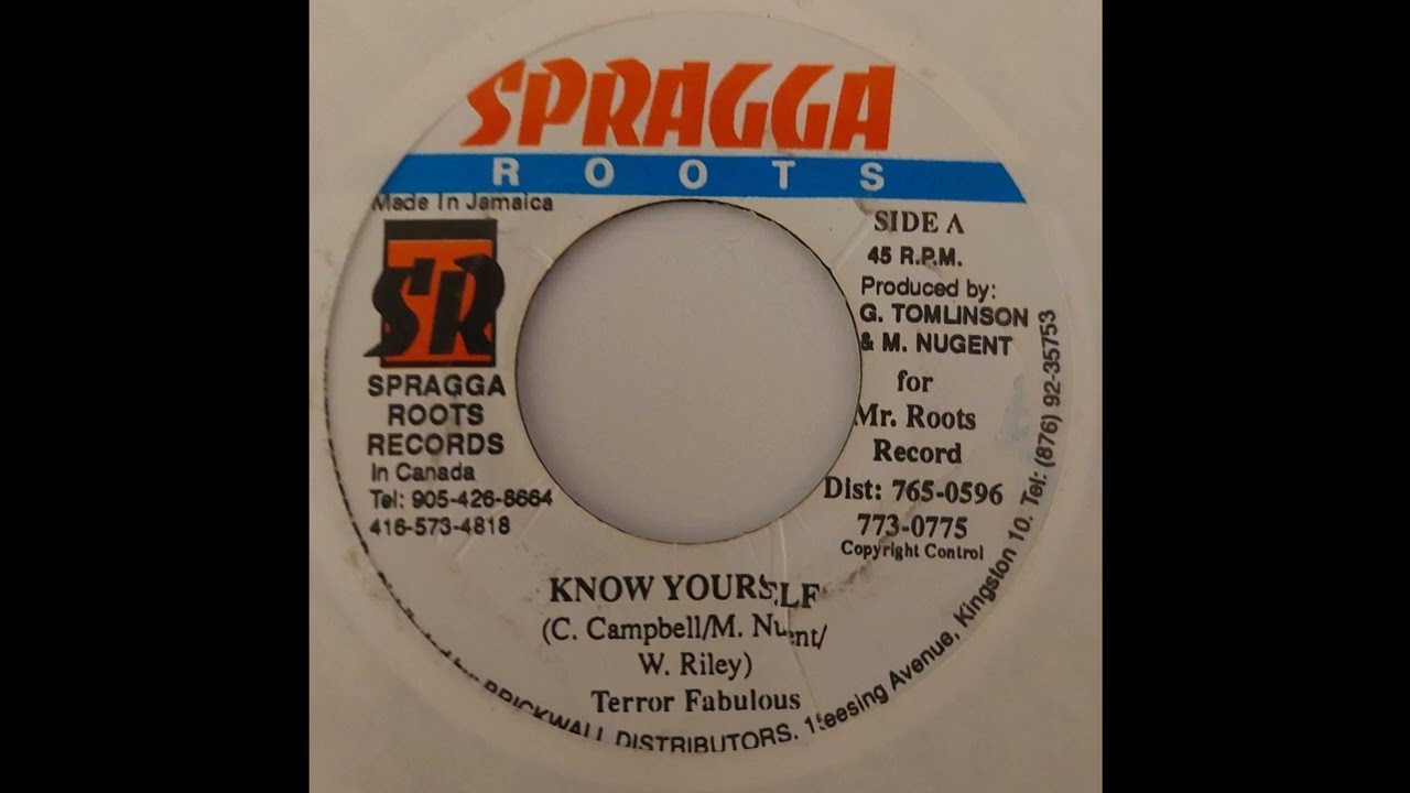 Terror Fabulous - Know Yourself - Spragga Roots 7inch 2000 Saturday Night Riddim
