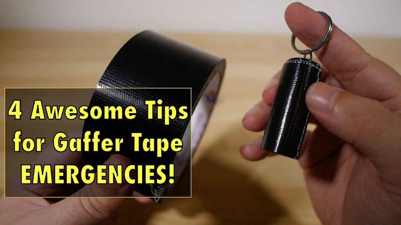 4 Great Tips for Gaffer Tape Emergencies!