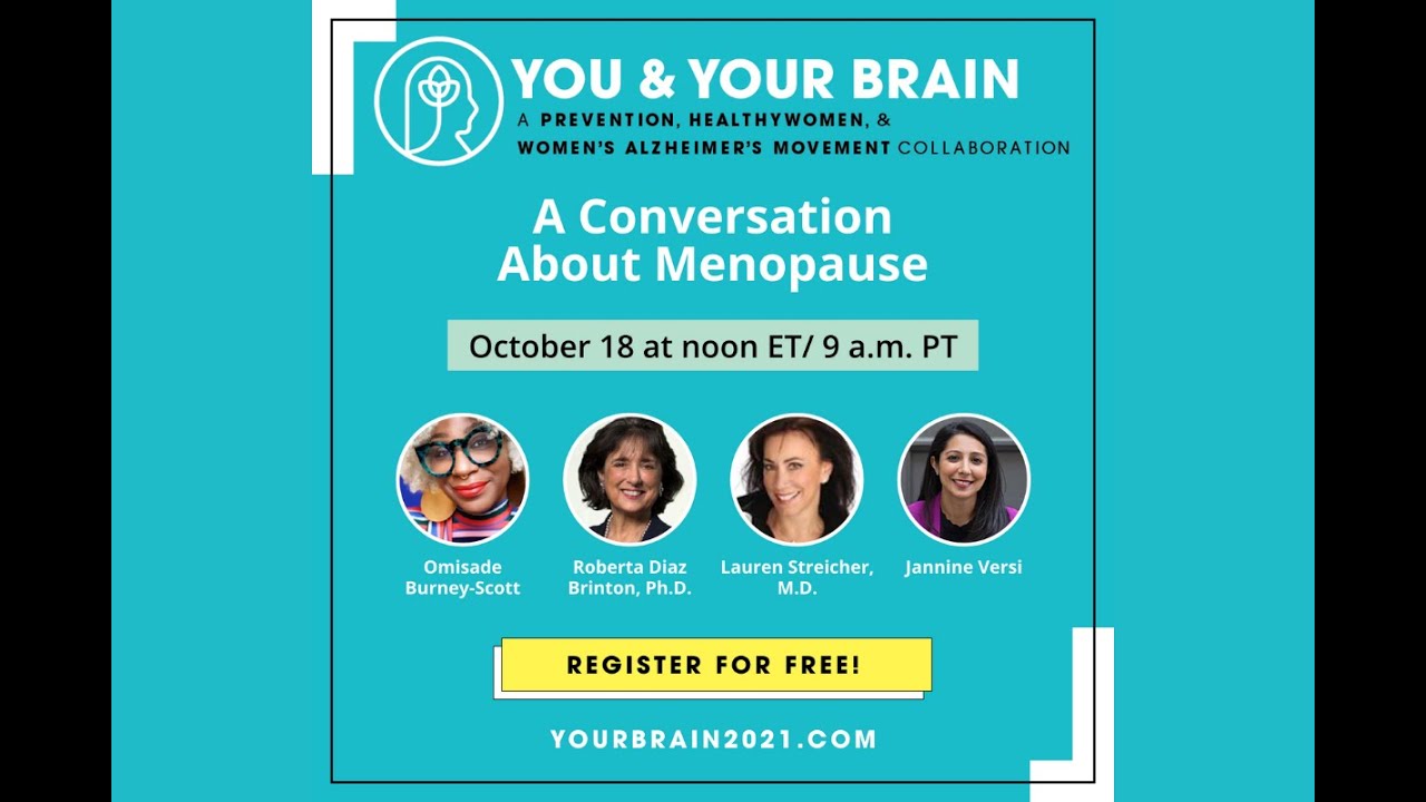 You & Your Brain: A Conversation about Menopause