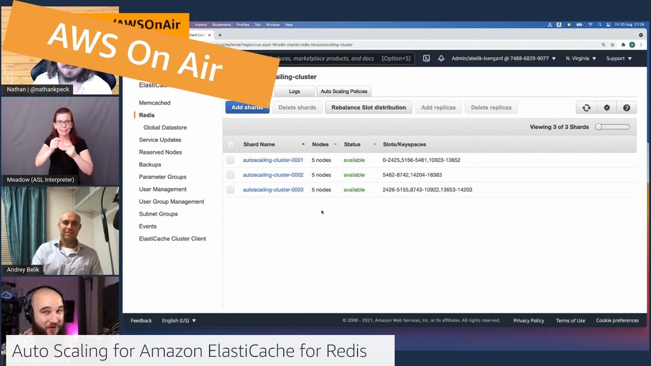 AWS On Air ft. Auto Scaling for Amazon ElastiCache for Redis | AWS Events