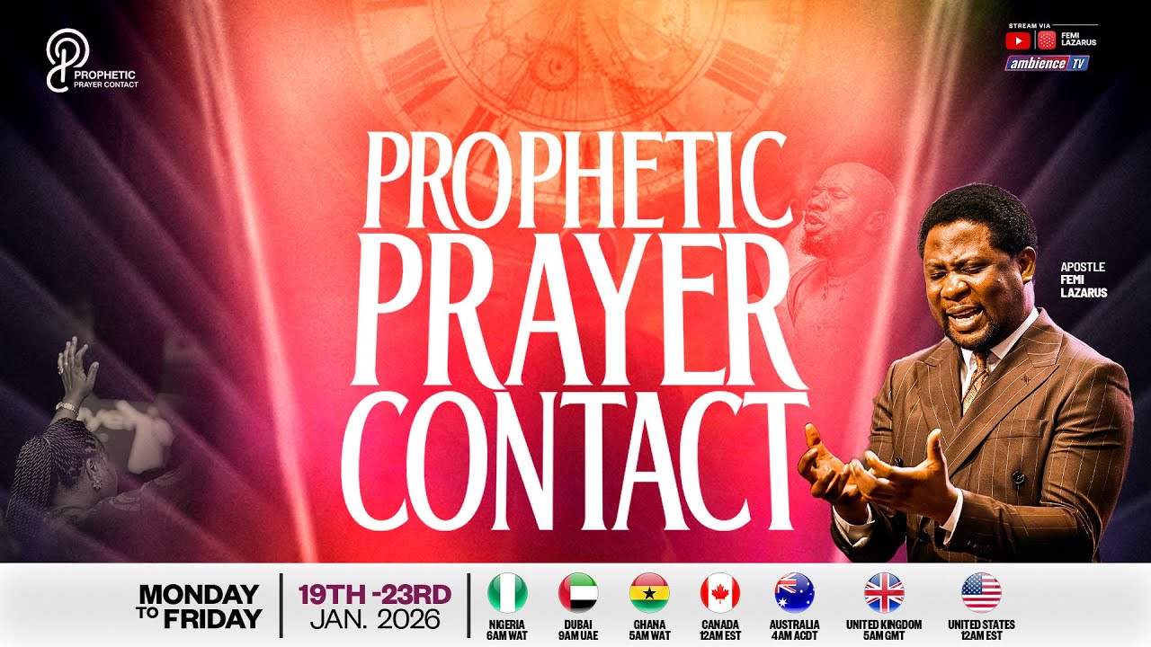 PROPHETIC PRAYER CONTACT || 22ND JANUARY 2026