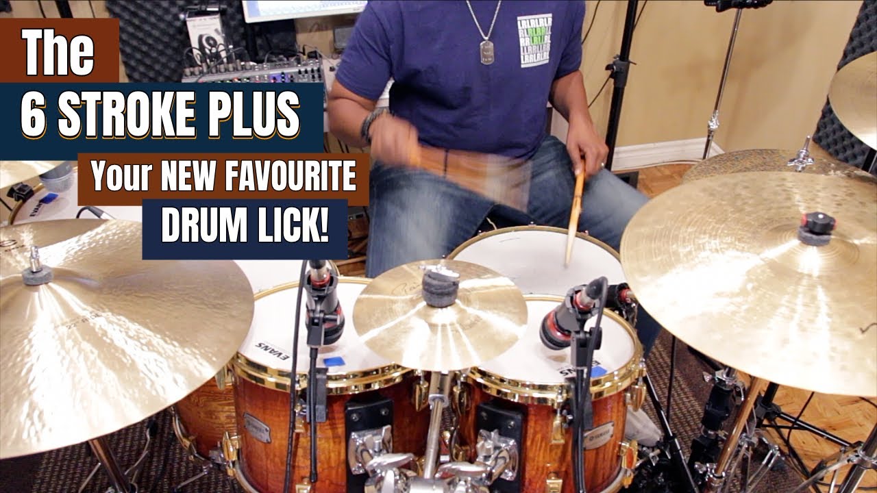 Your New Favourite Drum Lick 🔥 - The '6 Stroke Plus' (Slick and Easy!)