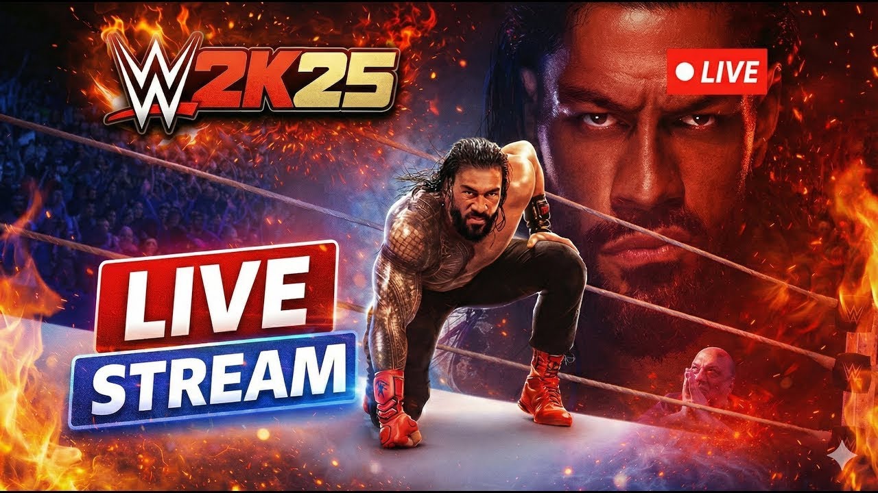 WWE 2K25 NETFLIX EDITION | CAREER MODE | #iphone17