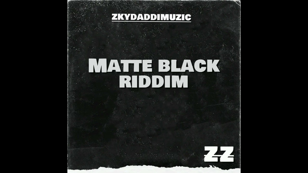 Matte Black Riddim | Dancehall Instrumental 2022 | ZkydaddimuZic | TypeBeat | Dark