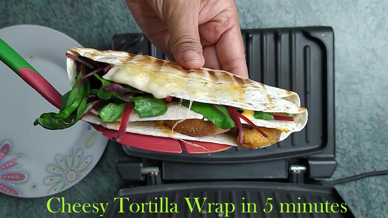 Tortilla Hack for Breakfast | Cheesy Tortilla Wrap in 5 minutes