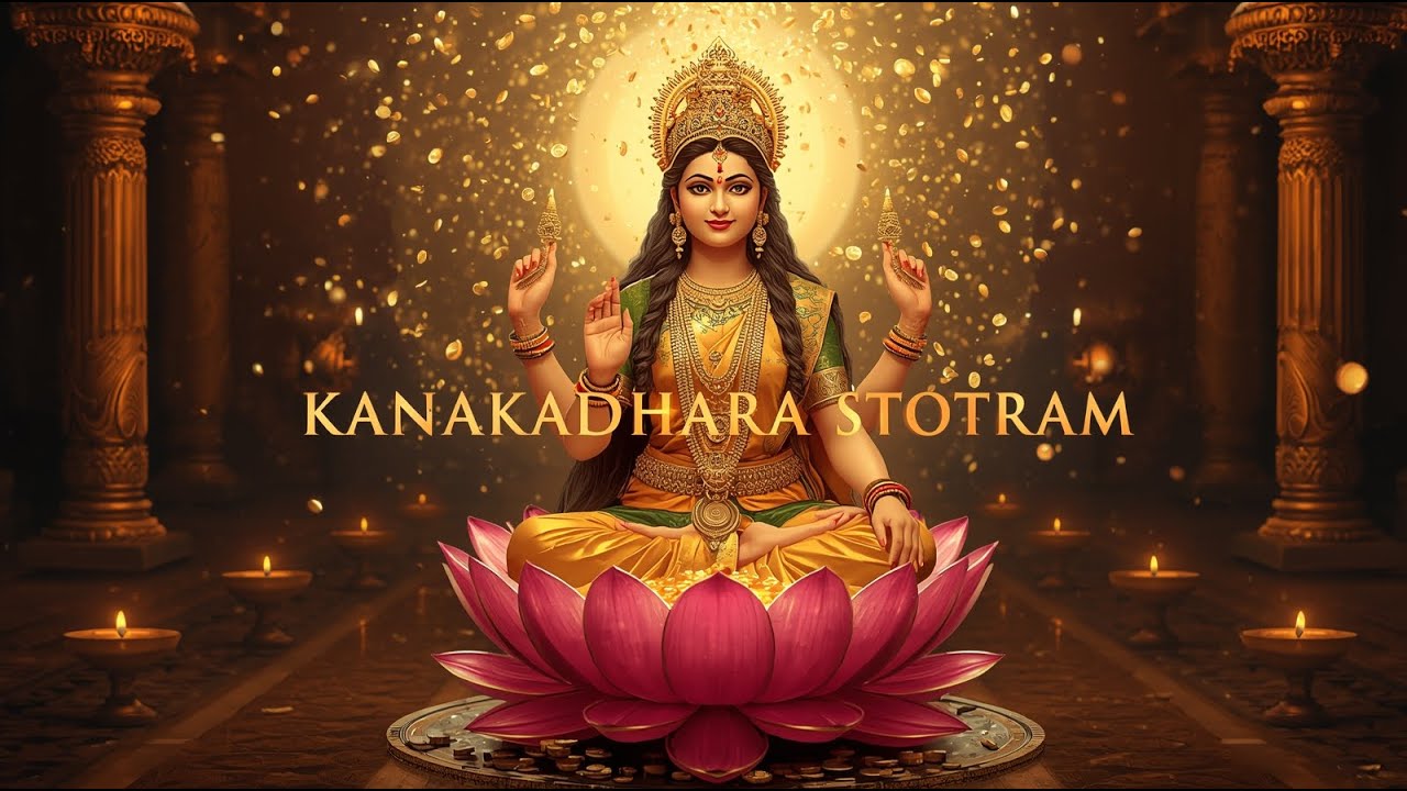 Kanakadhara Stotram  | Goddess Lakshmi Mantra for Wealth & Prosperity | Powerful Sanskrit Stotram