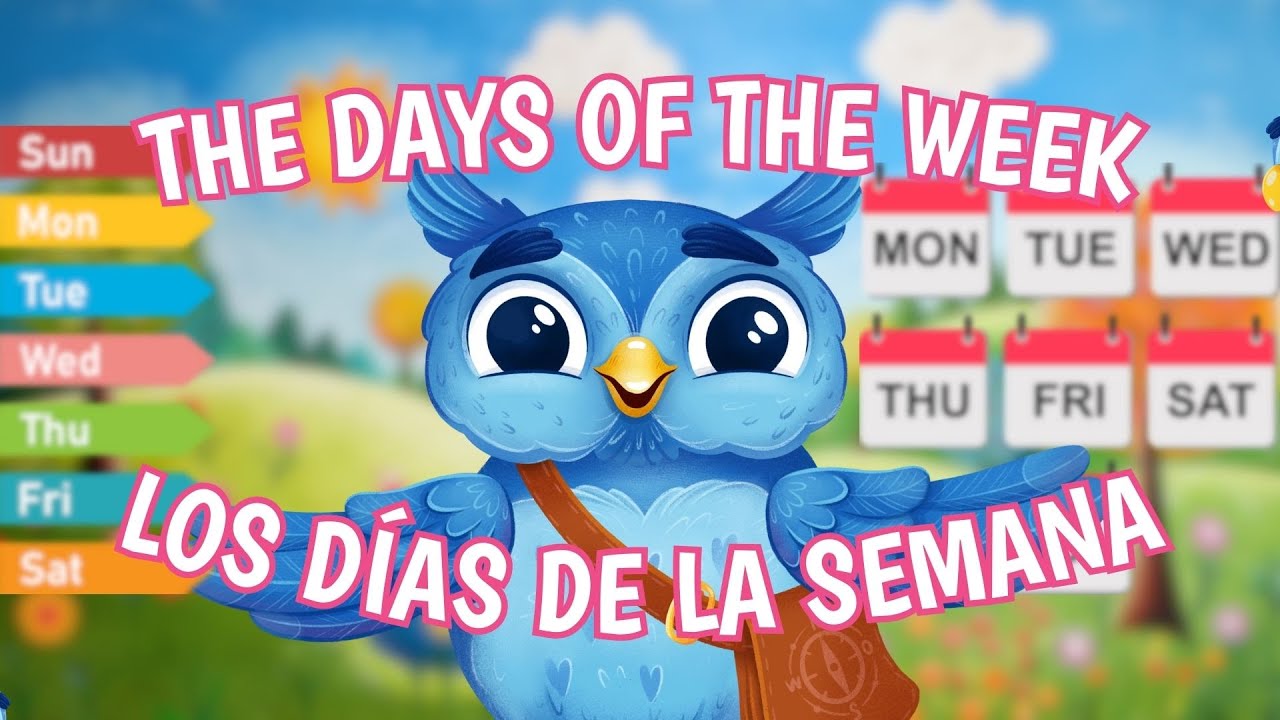 The Days of the Week in English & Spanish! 🎵 Fun Bilingual Song for Kids! | Learn With Music