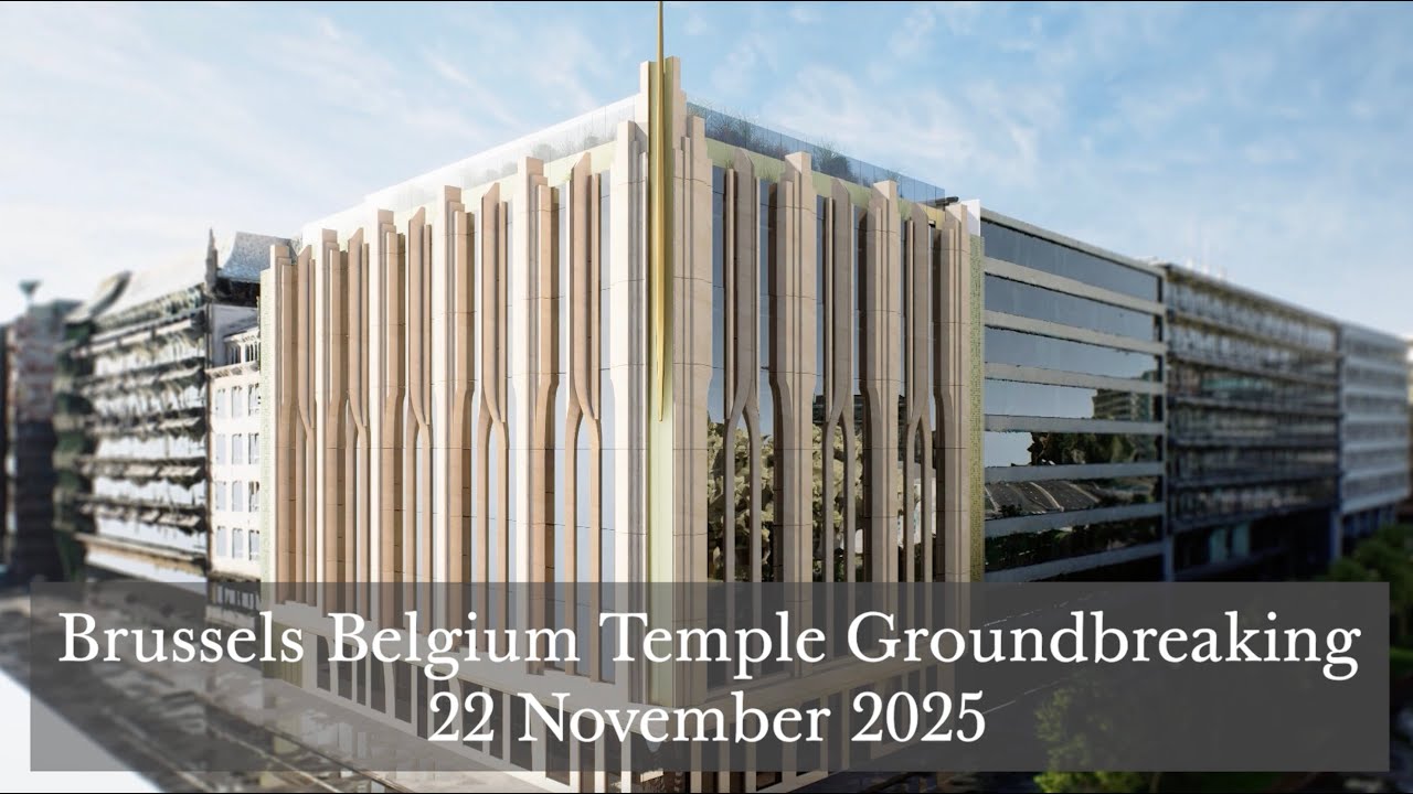 Groundbreaking of the Belgium Brussels temple of the Church of Jesus Christ of Latter-day Saints