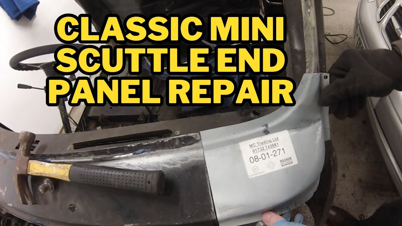 Classic Mini Project - Scuttle panel End repair