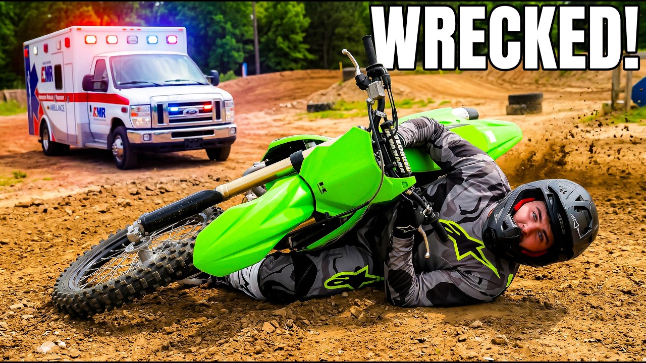 TAKING MY DIRTBIKE TO A TRACK! *WRECKED*