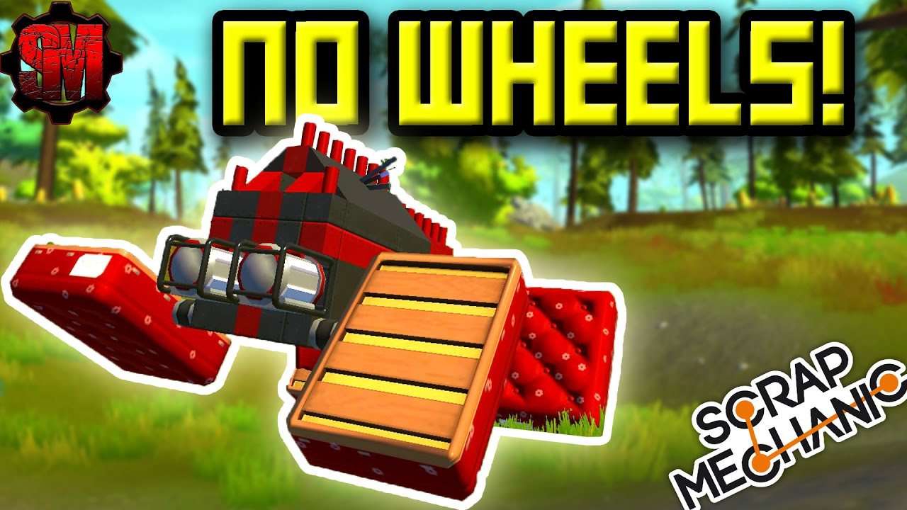 NO WHEELS CHALLENGE! Scrap Mechanic Multiplayer Monday Ep12