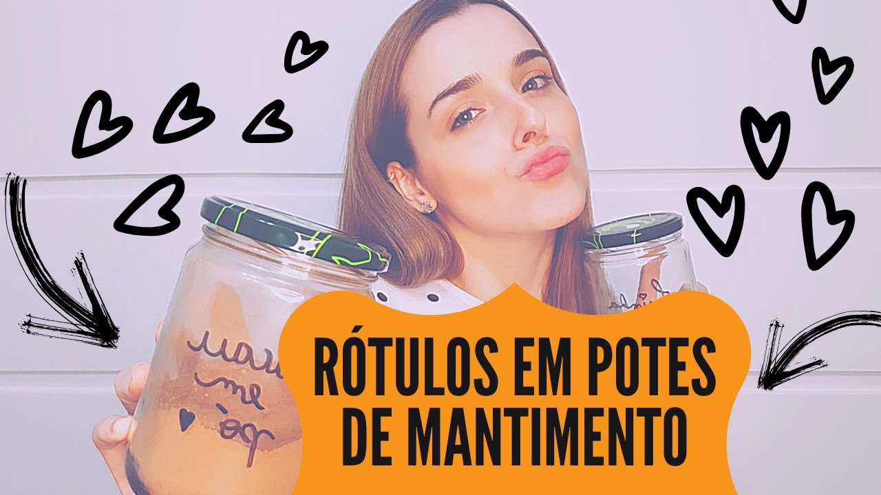 POTES DE MANTIMENTOS E TEMPEROS: COMO FAZER R&Oacute;TULOS FOFOS