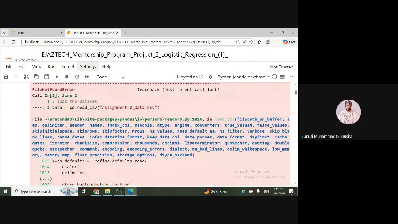 Supervised learning  linear regression  in hausa