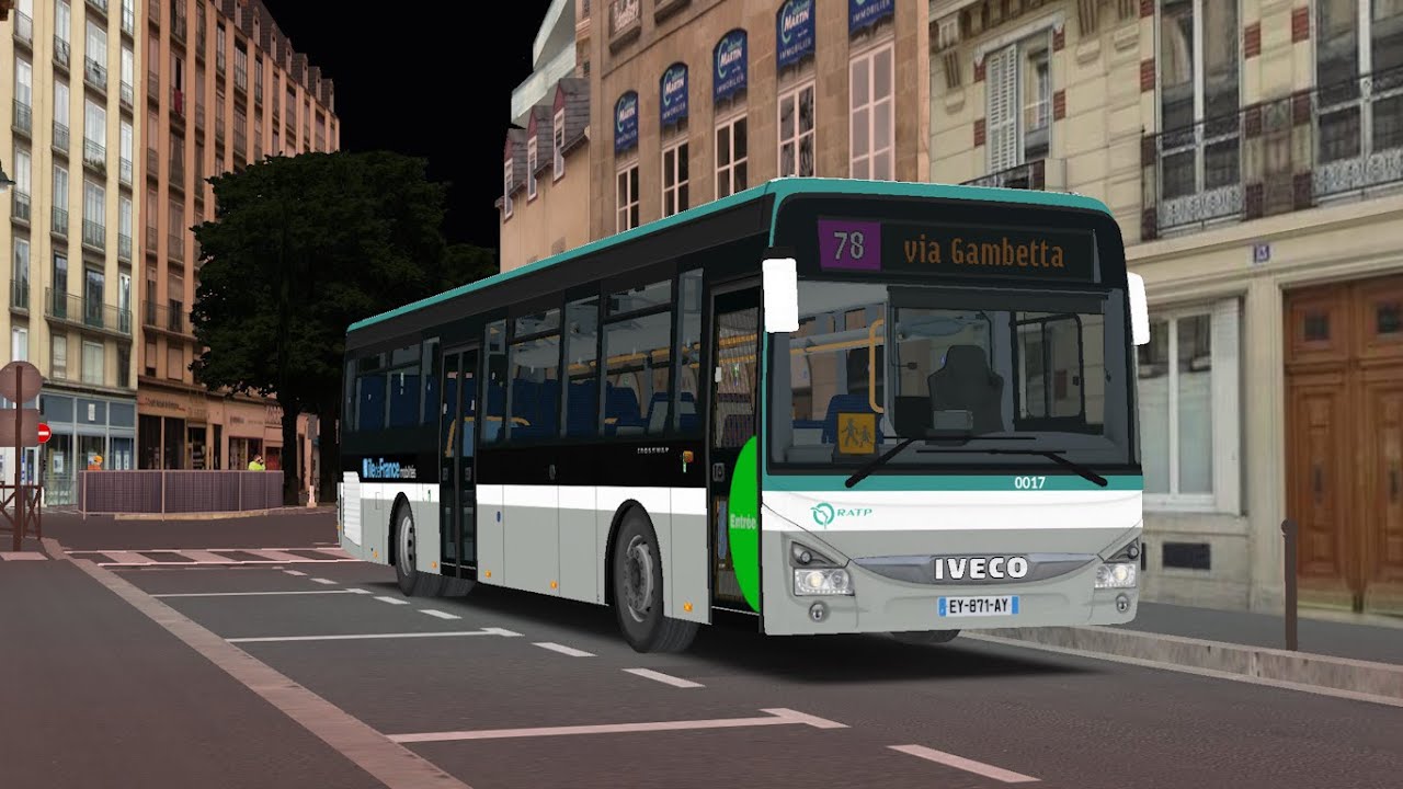 OMSI 2 Iveco Crossway LE RATP - ParisGO ligne 78
