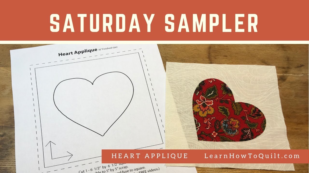 Saturday Sampler - Applique