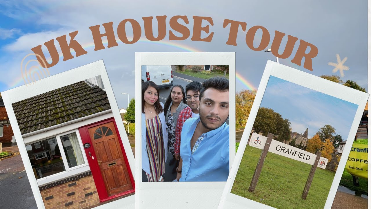 UK HOUSE TOUR | STUDENT ACCOMODATION| CRANFIELD STUDENT ACCOMODATION| OFF CAMPUS