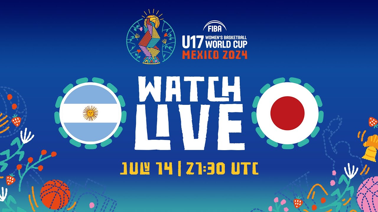Group Phase | Argentina v Japan | Full Basketball Game | FIBA U17 Women's Basketball World Cup 2024