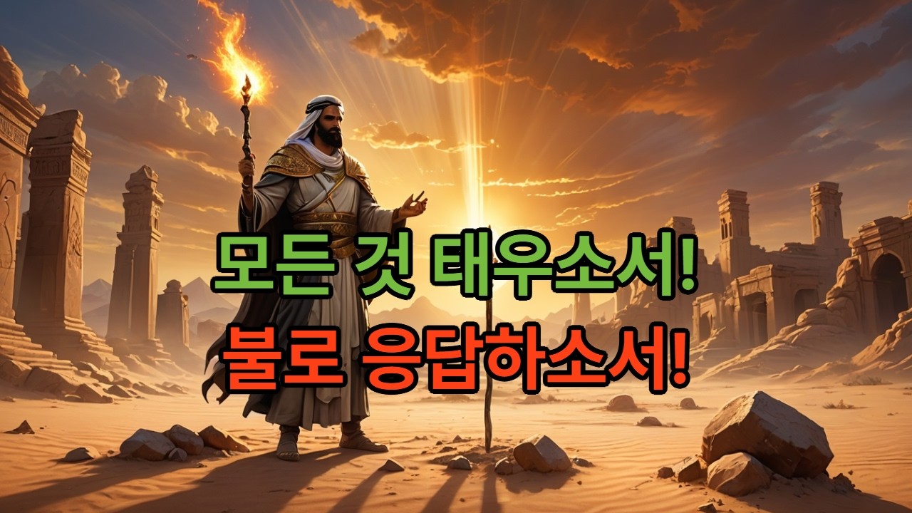 [EvergreenOlive.작사.작곡WITHSUNO] 모든 것 태우소서! (엘리야의기도)[ Rev.박병문]