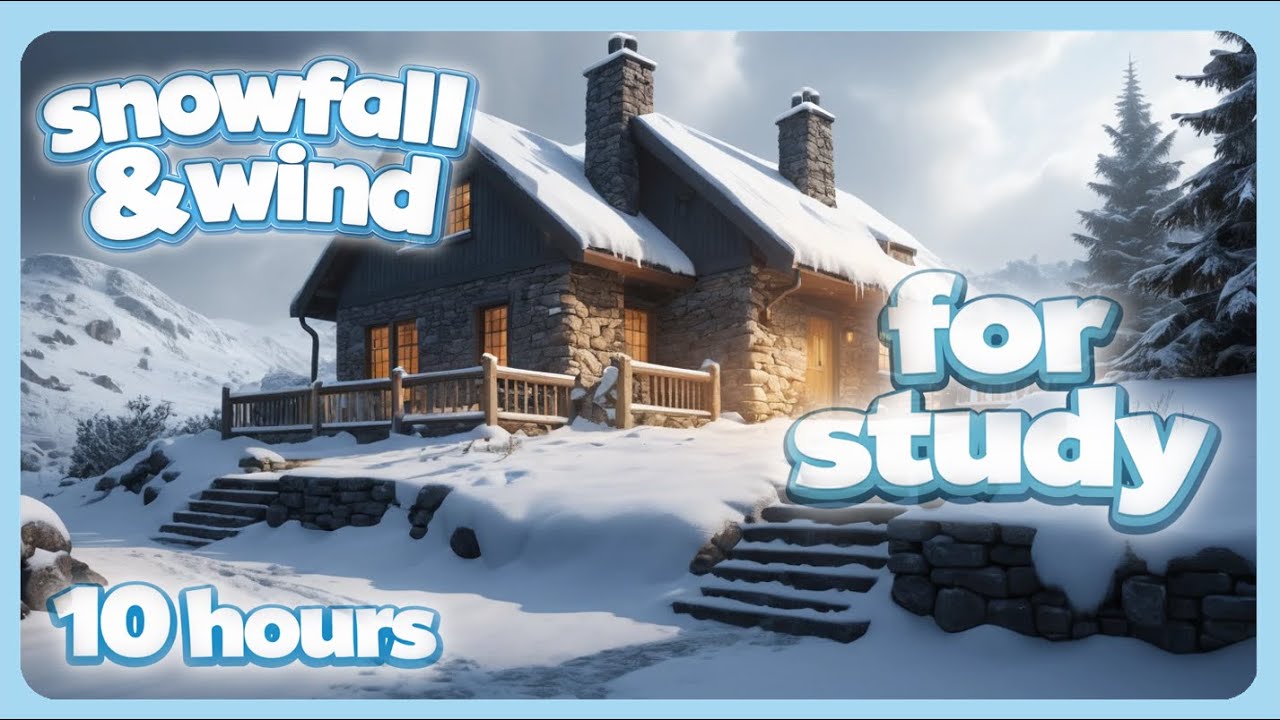 Drift Away with 10 Hours of Gentle Snow (no music)