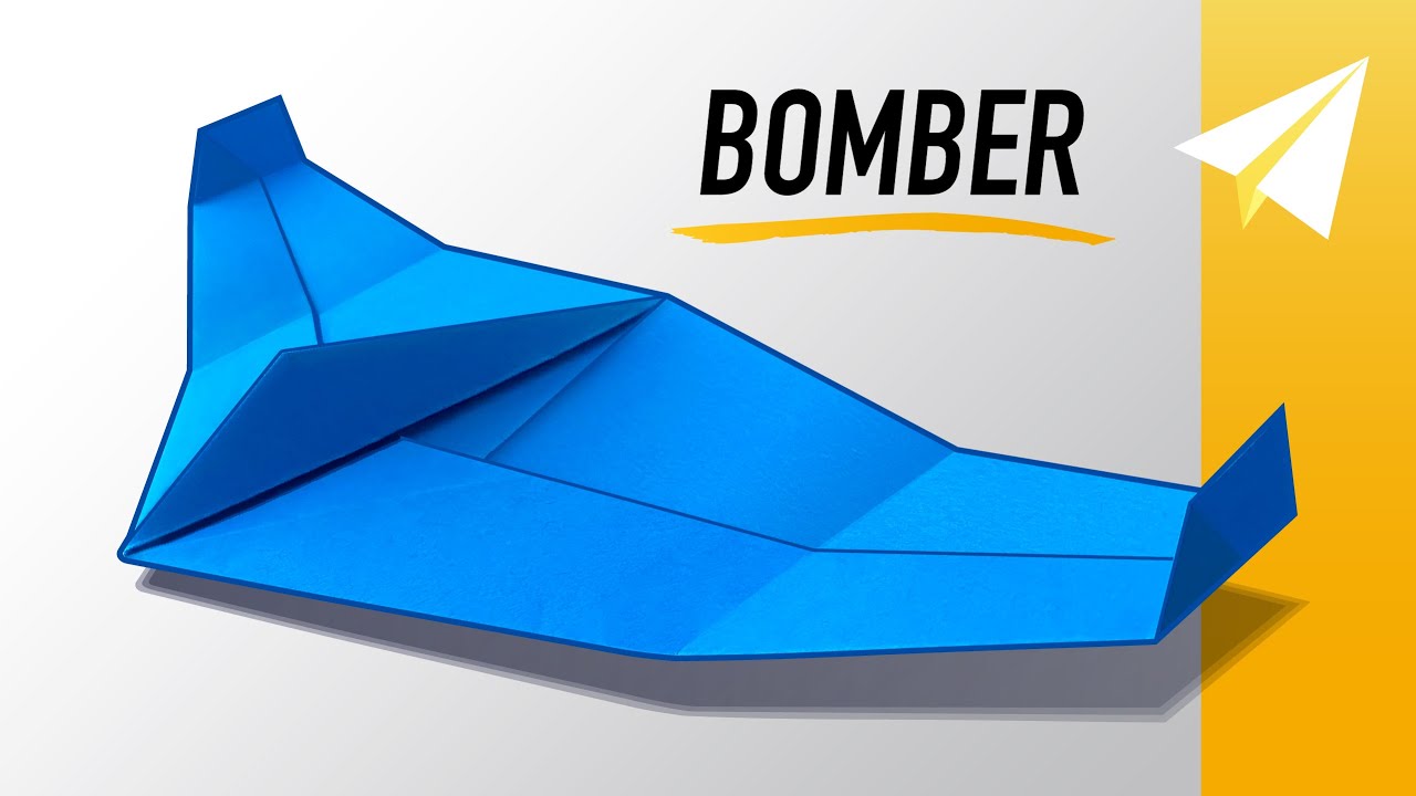 2 in 1 Boomerang Paper Airplane! How to Make a Plane that Flies Back to You! — Bomber