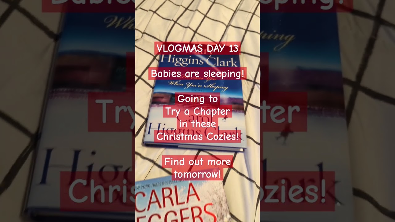 🎄VLOGMAS DAY 13🎄 Try a Chapter in some Christmas Cozies 🥰 Spenelli Speaks